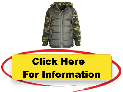 Swift Ixtreme Baby Boys Down Feel Vest Look Puffer Jacket with Fleece Camo Sleeves Olive 12 Months